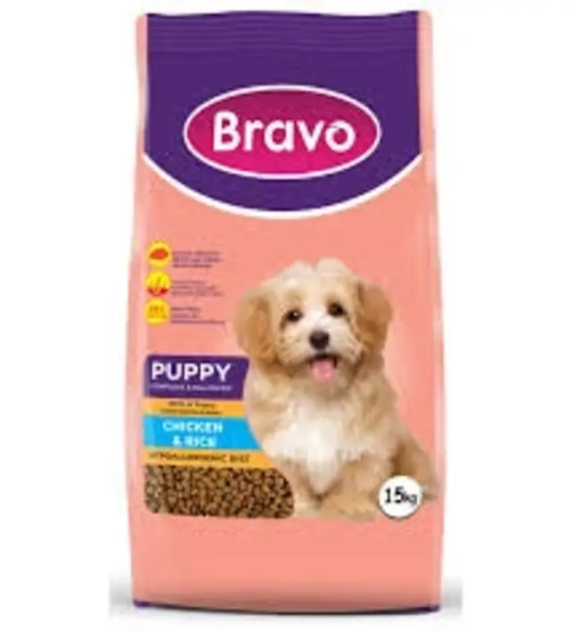 Bravo Puppy Chicken Rice 15Kg